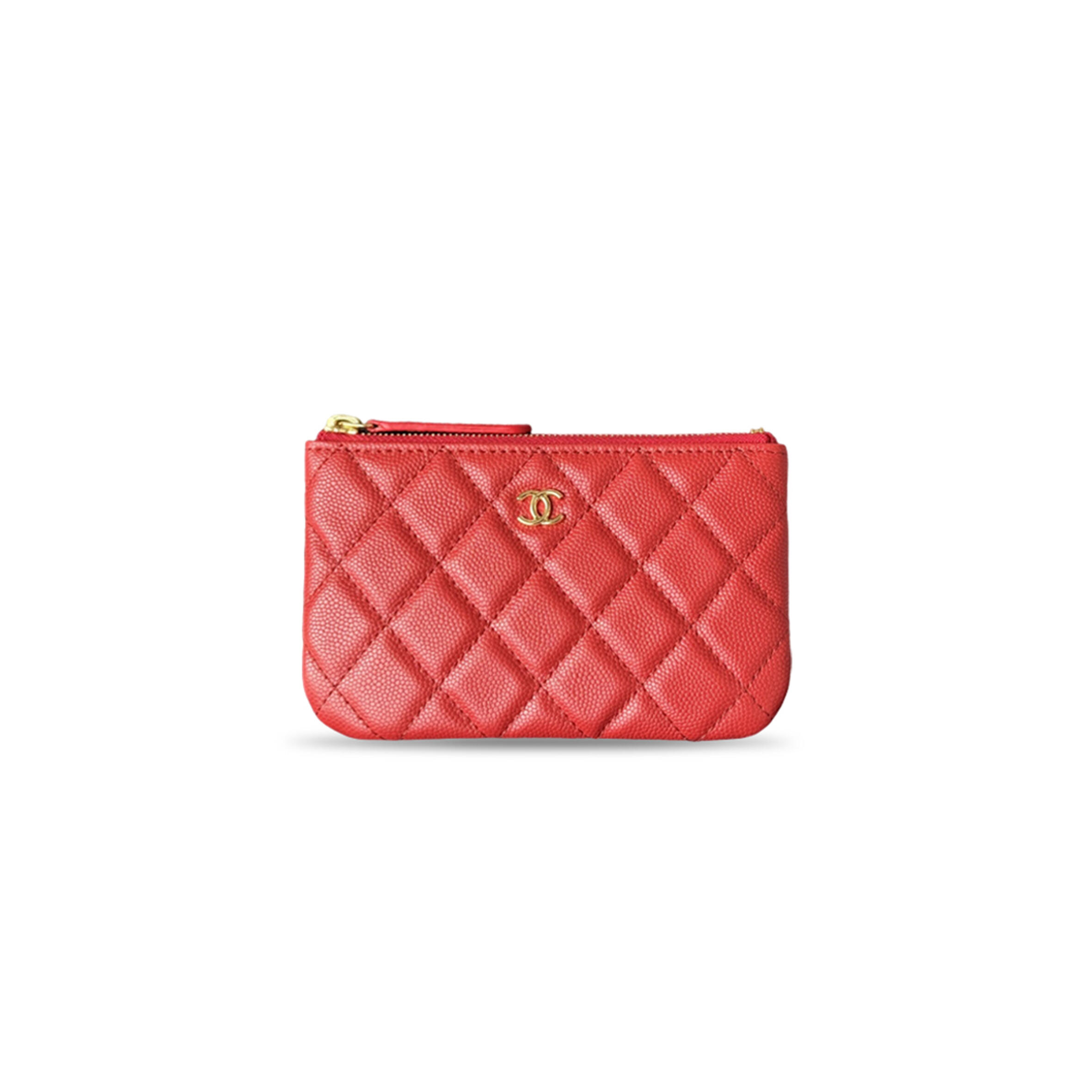CHANEL CLASSIC MINI ZIPPED POUCH A82365 (15*9.5*1cm)